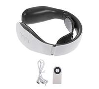 DOITOOL Masajeador de cuello inteligente portátil masaje de cuello con calor inalámbrico Smart Deep Tissue Trigger Point Masaje Blanco