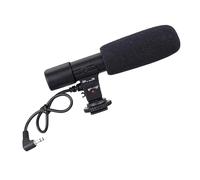 DOITOOL Micrófono para Grabación de Voz Profesional de Entrevista para Cámara Réflex Digital Ángulo de 90/120 Grados Material Abs Compatible Videocámara y Tablet