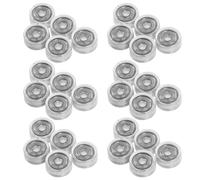 DOITOOL Mini Rodamientos Giratorios de Base Transparente para Manualidades 100 Unidades Base Giratoria para Joyería Accesorios y Proyectos DIY