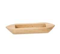 DOITOOL Modelo de Barco de Madera Decorativo Natural Sin Pintar Adorno de Escritorio con Acabado Liso y Diseño Realista para Hogar y Oficina Regalo para Aficionados la Colección Náutica