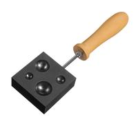 DOITOOL Molde De Grafito Para Fundición Refinación Crisol De Grafito Molde Para Soplado De Vidrio Molde Para Lingotes Lingotes De Grafito Redondos Molde De Bolas De Grafito Moldes
