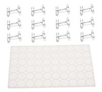 DOITOOL Molde de Silicona para Botones de Camisa y Gemelos DIY Molde Blanco y Gemelos para Decoración de Puños Práctico y Fácil de Limpiar para Manualidades Casa o Tienda