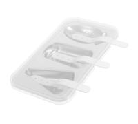 DOITOOL Molde DIY de Acero Inoxidable Tapa y Palito para Helado Bandeja Multifunción para Hacer Helados Caseros Adultos