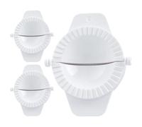 DOITOOL Molde para Dumplings y Raviolis de 3 Piezas, Prensa Manual de Masa Reutilizable en Pp, Herramienta de Cocina para Usuarios DIY y Principiantes
