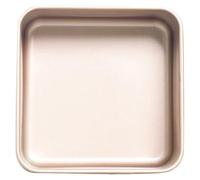 DOITOOL Molde para Hornear Cuadrado de Acero Inoxidable Resistente al Calor para Pasteles Panes y Pizzas Molde Deformación con Borde Reforzado para Repostería Casera