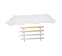 DOITOOL Moldes de Silicona para Hacer Bandejas Diy de Molde Grande con Manijas Doradas y Manijas Plateadas para Manualidades y Joyería Material Resistente y Duradero