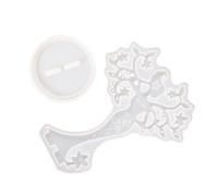 DOITOOL Moldes para Estantes de Joyería Diy Molde de Epóxica Forma de Belleza Soporte para Anillos y Pendientes Herramienta de Manualidades para Decoración