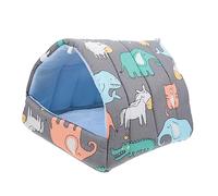 DOITOOL Nido de hámster sofá Chinchilla Flexible hámster Caliente Chinchilla Nido de Hamster Lavable sofá para Dormir para Mascotas Conejo pequeña Mascota Nido de algodón Esponja
