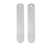 DOITOOL Organizador de Calcetines de Aluminio 2 Piezas Forma Recta, Soporte Tipo Colgante para Exhibición y Orden en Armarios Domésticos y Comercios