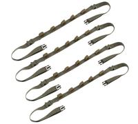 DOITOOL Organizador para Cañas de Pescar Coche 4 Unidades Correa Fija de Nailon Resistente Soporte para Caña de Pesca Vehículo Color Verde Militar para Almacenamiento Seguro