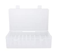 DOITOOL Organizador Transparente para 42 Carretes de Hilo, Caja Porta Hilos para Costura y Bordado, Estuche de Plástico Transparente para Almacenamiento de Carretes