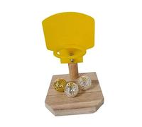 DOITOOL pájaro de Juguete de Baloncesto aro de Baloncesto Juguetes Registro Juguete de Entrenamiento de Baloncesto de Loro Juguetes educativos para Loros Rompecabezas Puesto de Baloncesto