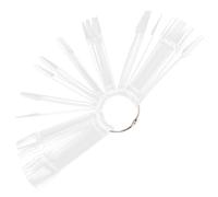 DOITOOL Palitos de Muestra de Uñas de Plástico Ligero para Exhibición Fácil 100 Piezas, Ideales para Uso Personal y Salones de Uñas