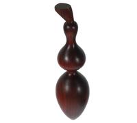 DOITOOL Palo de Masaje de Madera Grande para Acupuntura y Reflexología, Herramienta Multifuncional para Manos y Pies, Bastón Portátil de Maderoterapia en Color Rojo Púrpura