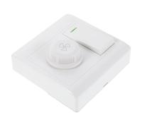 DOITOOL Panel Controlador para Ventilador de Techo Luz Blanco, Interruptor Dual y Perilla de Regulación de Velocidad, Adecuado para Dormitorio y Oficina