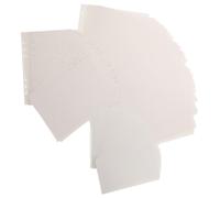 DOITOOL Papel de Relleno Agujeros A5 Insertos para Cuadernos 6 Agujeros Papel Blanco Compatible Carpeta de Anillas para Agenda y Oficina