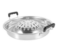 DOITOOL Parrilla de Profesional para Barbacoa Coreana Sartén Multifunción de Inoxidable Bandeja para Carne sin Humo para Camping y Uso Doméstico