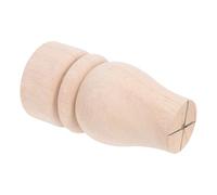 DOITOOL Patas de Madera Redondas para Muebles 5X10 CM Patas de Sofá y Mesa de Centro Beige Soporte Resistente y Estable para Sofá Reposapiés y Muebles Decorativos