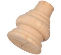 DOITOOL Patas de Mesa de Sofá Redondas de Madera Maciza 8X10 CM para Muebles Soporte Resistente para Sofá Mesa de Centro y Dormitorio Patas Decorativas Estilo Francés