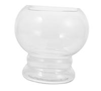 DOITOOL Pecera Transparente De Redonda para Paisajismo Hogar Oficina Pequeña para Flores y Peces De Colores