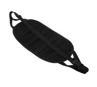 DOITOOL pedales de viaje reposapiés del asiento del pasajero cabestrillo para reposapiés de oficina hamaca de escritorio para pies hamaca portátil para Poliéster Negro