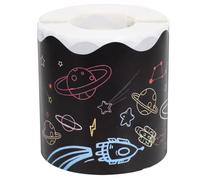 DOITOOL Pegatina Decorativa 1 Rollo para Tablón de Anuncios de Borde Material de Placa de Cobre para Decorar Pizarras y Aulas en Pizarra Negra en Fiestas o Zonas de Juego