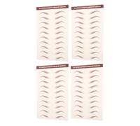 DOITOOL Pegatinas Adhesivas Impermeables 4 para Cejas 3d Efecto Natural y Tecnología de Transferencia de Agua para Práctica de Cejas y Maquillaje
