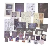 DOITOOL Pegatinas Vintage de Papel Autoadhesivas para Scrapbooking y Planificadores, Diseño Retro, Paquete DIY para Manualidades, Decoración Creativa para Diarios y Álbumes