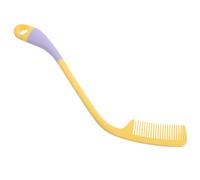 DOITOOL Peine Ergonómico Mango Curvado y Dientes Anchos Antideslizante de Plástico para Personas Mayores Discapacidad Manual Adecuado para Viajes y Oficina