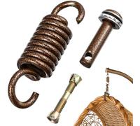 DOITOOL Perchas de Metal para Colgar Hamaca, Kit de Hamaca para Colgar sillas, y Porche, Silla Colgante de café, Accesorios para a al Aire