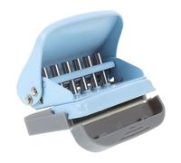 DOITOOL Perforadora Manual de Mini Perforadora para Organizar Notas y Planificadores para Estudiantes y Oficina Color Azul