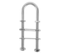 DOITOOL Perno en U para Barco Acero Inoxidable M8 8-120 Mm, Herraje Marino Resistente Corrosión, Perno Amarre de Cubierta para Reparación y Fijación Segura, Accesorios para Navegación