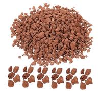 DOITOOL Piedras Volcánicas Rojas para Acuarios Decorativas 3-6mm 60g Kit de Mini Roca de Jardín para Dioramas y Mesas de Arena