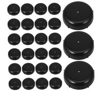 DOITOOL Piezas Almohadilla Deslizante Almohadillas para pies de Muebles tapón de Rueda Tapones de sofá para Evitar deslizamientos montaña Rusa para Muebles Copa giratoria AbS Black
