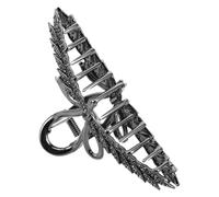DOITOOL Pinza Cabello de Metal Diseño de Mandíbula y Elementos de Espiga, Fuerte Sujeción y Cómoda para Mujeres en Diversas Ocasiones
