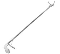 DOITOOL Pinza de Serpiente de Acero Inoxidable Plegable de 1,2 Metros Bloqueo Antideslizante para Caza y Manejo Seguro de Reptiles y Animales en Exteriores