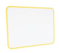 DOITOOL Pizarra Blanca Magnética Doble Cara para Tablero de Escritura Borrable para Aprendizaje y Creatividad Diseño y Portátil Amarillo