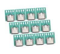 DOITOOL Placa USB c 3.1 Conector Tipo c Hembra Conjunto De 12 Piezas para Uso Doméstico y Oficina Adaptador Convertidor PCB Transmisión Rápida y Estable