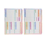 DOITOOL Planificador Financiero B5 2 Unidades Libreta de Gastos y Cuaderno de Control de Facturas sin Fecha Organizador de Presupuesto Diario y Semanal para Gestión de Dinero y Ahorro