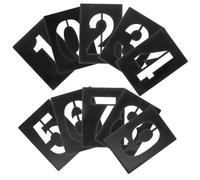 DOITOOL Plantillas Números Reutilizables PVC Pintar y Manualidades Resistentes y Fáciles de Limpiar Plantilla Número Compacta y Ligera para Etiquetas y Proyectos DIY