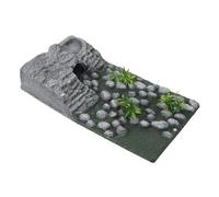 DOITOOL Plataforma para Tortugas con rampa: Plataforma para Escalar Tortugas - Cueva para Reptiles - Accesorios para acuarios de Mascotas acuáticas - para Tomar el Sol para Ranas y lagartos