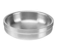 DOITOOL Platos de salsa de acero inoxidable, redondos, apilables, para salsas, platos de aperitivos, platos de comida para el hogar, restaurante, 9 cm, color plateado