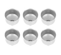 DOITOOL Portátil y Compacto Embudos Pequeños de Acero Inoxidable Juego de 6 para Botellas de Vino y Aceite Ideales para Uso Doméstico en Cocina