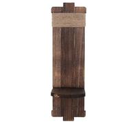 DOITOOL Portavelas de Pared de Madera Estilo Farmhouse Vintage Instalación Fácil y Ahorro de Espacio para Decoración en Sala de Estar y Entrada