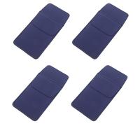 DOITOOL Protector de Bolsillo para Enfermeras de Piel Sintética Azul Real 4 Unidades Funda Portátil para Bolígrafos 16X8 CM Organizador Compacto para Hospital y Oficina