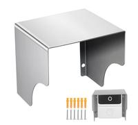DOITOOL Protector de Timbre Exterior de Acero Inoxidable - Cubierta de Lluvia 120mm para Enchufe Exterior, Videoportero y Cargador Vehículo Eléctrico - Caja Antisalpicaduras Impermeable sin Fondo