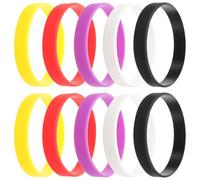 DOITOOL Pulsera de Silicona, Pulsera Compacta de Temática Deportiva, Alta Elasticidad, Suave Piel, para Deportes y Navidad