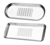 DOITOOL Rallador de Jengibre Herramienta Manual Trituradora de Ajo y de Acero Inoxidable 2 Piezas Depósito para Jugo en Acero Resistente para Cocina