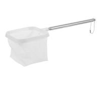 DOITOOL Red de Pesca Retráctil de Acero Inoxidable de Color Blanco, Cesta Portátil Reutilizable y Fácil de Usar, Adecuada para Capturar Peces y Residuos, Extensión hasta 45cm