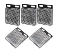 DOITOOL Reflector para Sensor de Haz Fotoeléctrico 5 Unidades Panel de Rejilla Retrorreflectante, Adecuado para Vehículos y Obras de Construcción, Aumenta Visibilidad Nocturna